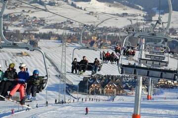 Фото номера Шале (для 6 взрослых) Шале Sun&amp;Ski Maciejówka г. Бялка-Татшаньска 127
